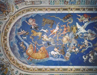 Sufit astrologiczny w Sala del Mappamondo